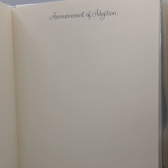 Vintage 1976 Hallmark Adoption Childhood Memories Baby Record Book/Scrapbook - Picture 7 of 11